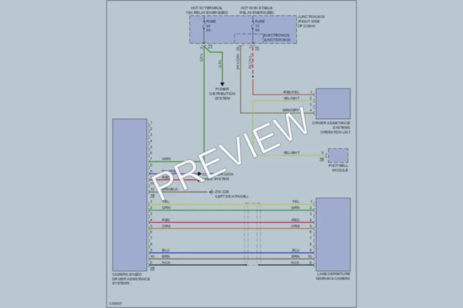 2010 BMW 550iGranTurismo Navigation wiring diagram preview