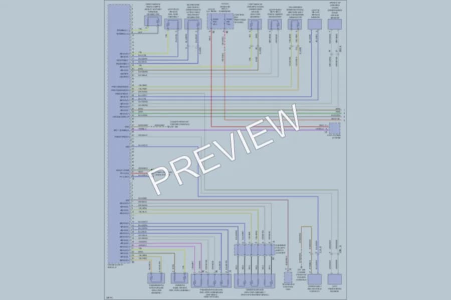 2010 BMW 550iGranTurismo Supplemental Restraints wiring diagram preview