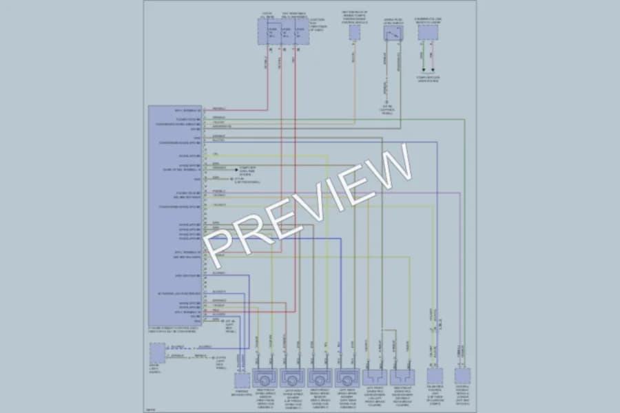 2010 BMW 750Li Anti Lock Brakes wiring diagram preview