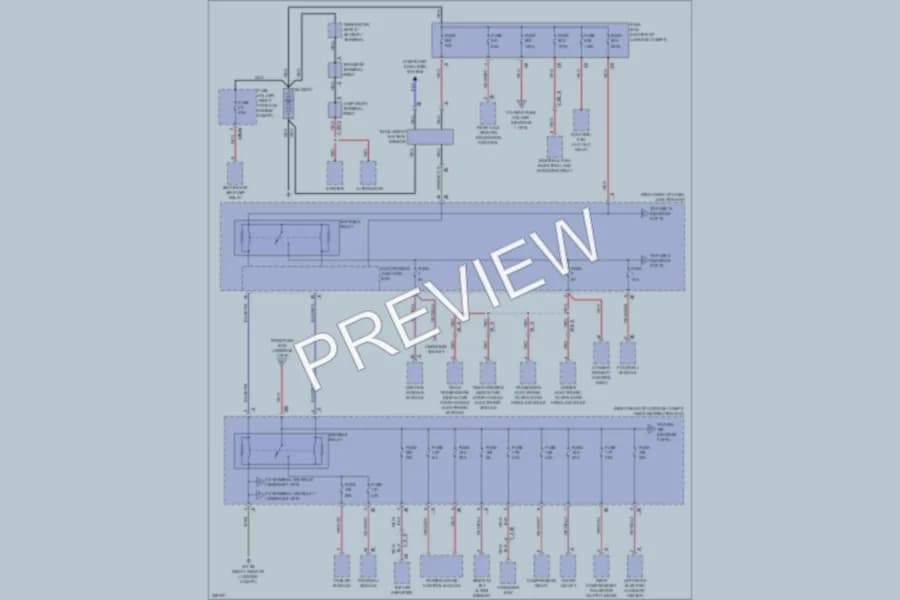 2010 BMW 750Li Power Distribution wiring diagram preview
