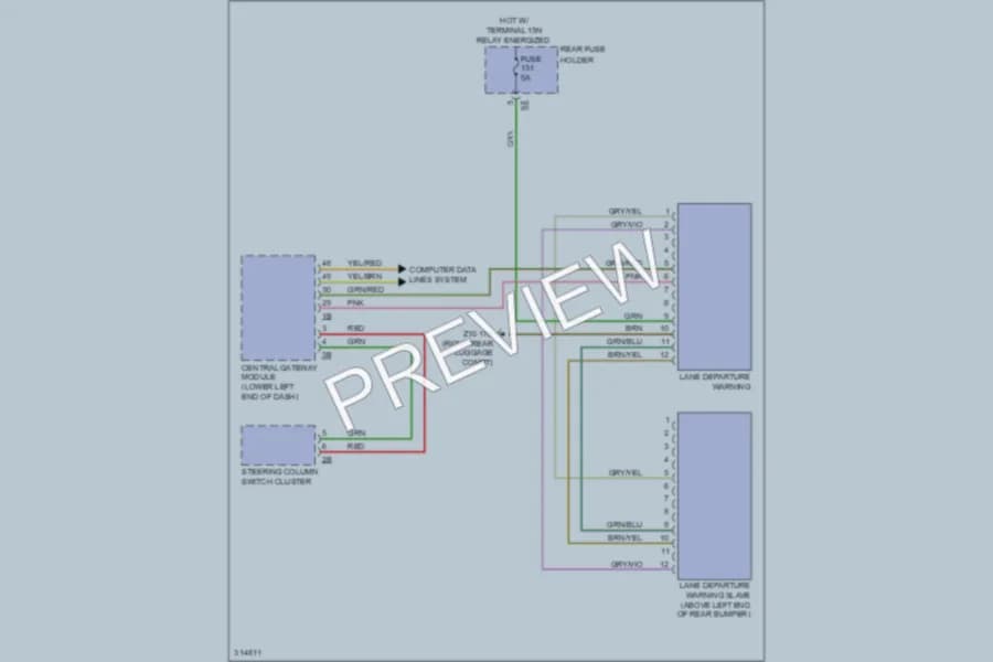 2010 BMW 750i Navigation wiring diagram preview