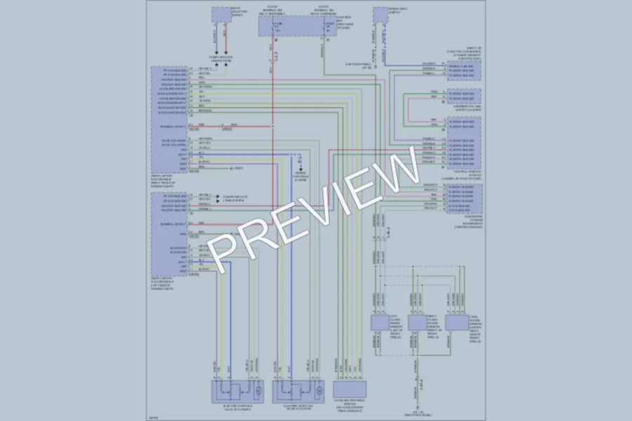 2010 BMW 760Li Cruise Control wiring diagram preview