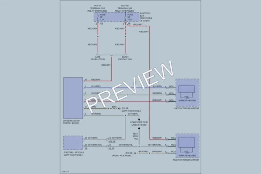 2010 BMW 760Li Defoggers wiring diagram preview
