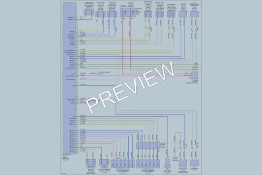 2010 BMW 760Li Supplemental Restraints wiring diagram preview