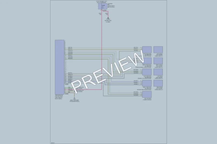 2010 BMW M3 Warning Systems wiring diagram preview