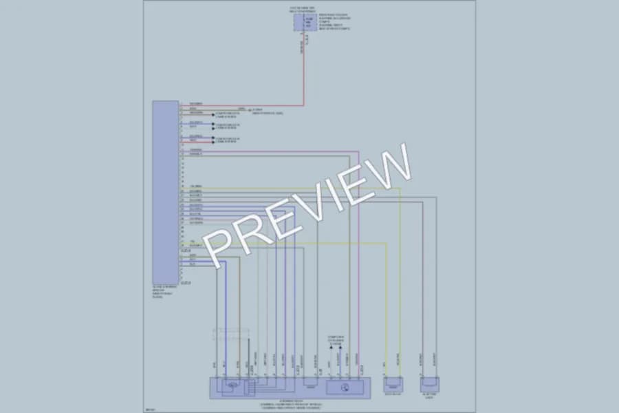 2010 BMW M5 Electronic Power Steering wiring diagram preview