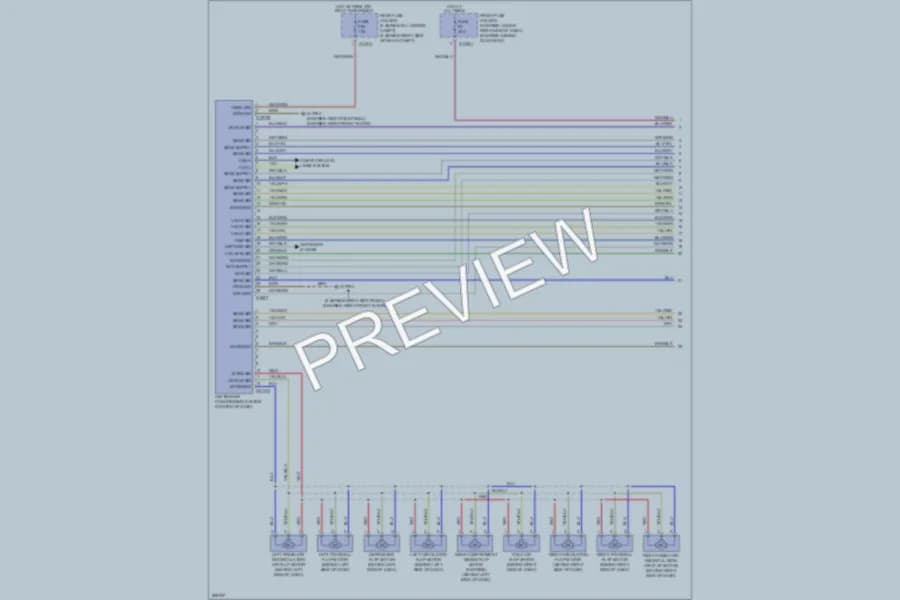 2010 BMW M6 Air Conditioning wiring diagram preview