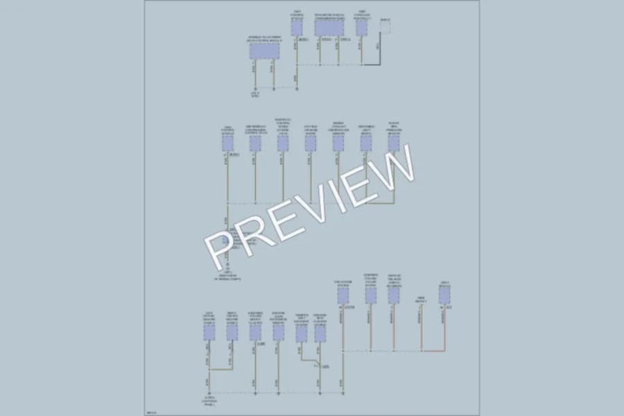 2010 BMW M6 Ground Distribution wiring diagram preview