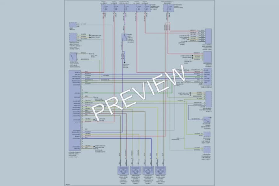 2010 BMW X3 Anti Lock Brakes wiring diagram preview