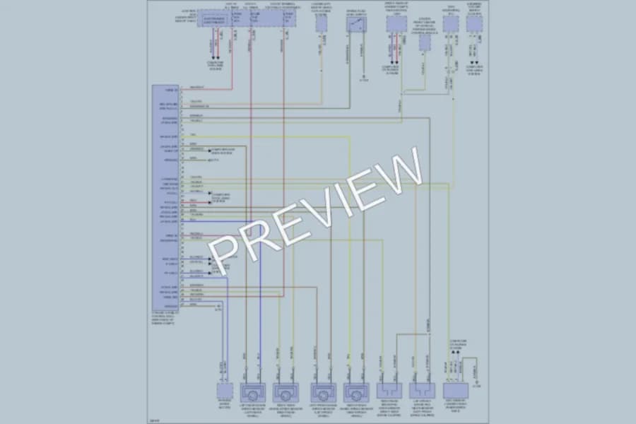2010 BMW X5 Anti Lock Brakes wiring diagram preview