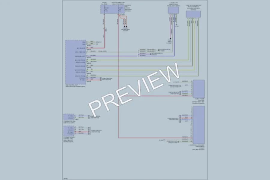 2010 BMW X5 Cruise Control wiring diagram preview