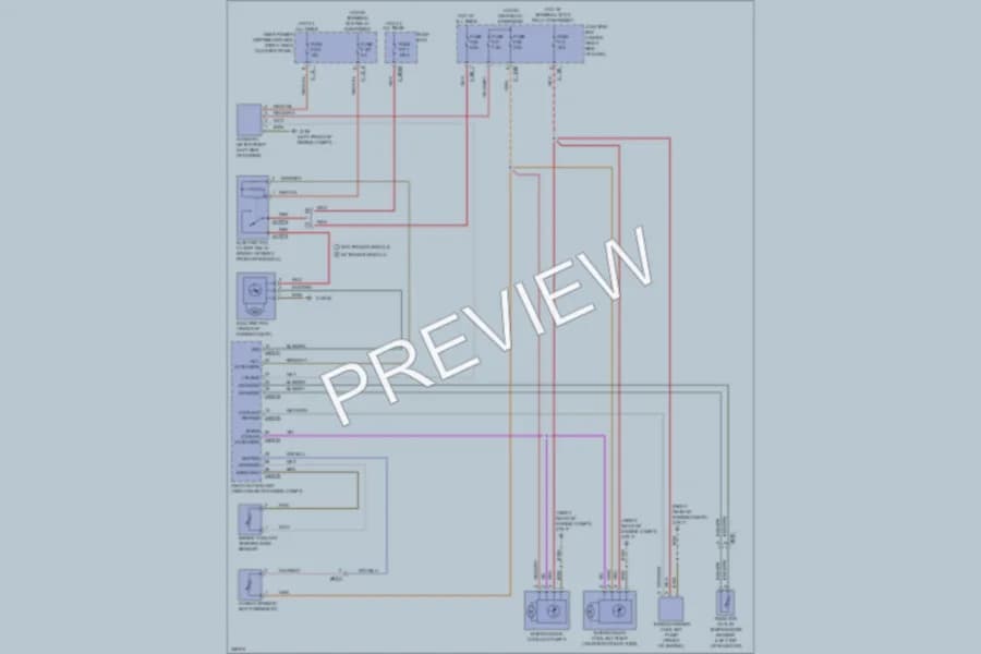 2010 BMW X6 Cooling Fan wiring diagram preview