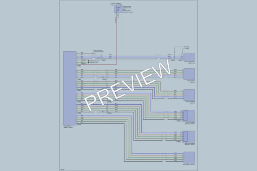 2010 BMW X6 Navigation wiring diagram preview