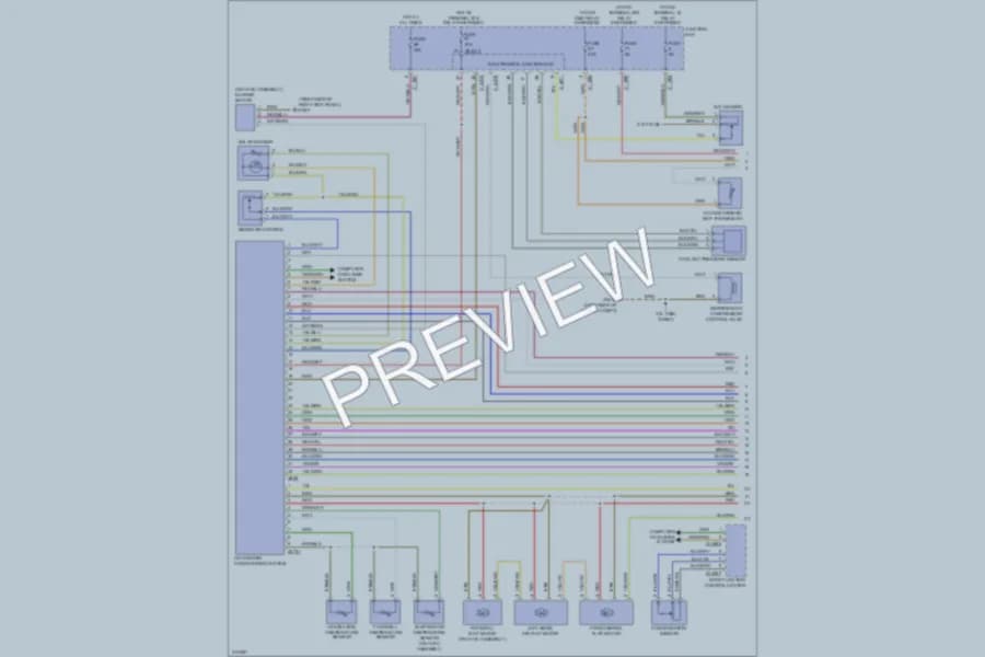 2010 BMW Z4 Air Conditioning wiring diagram preview