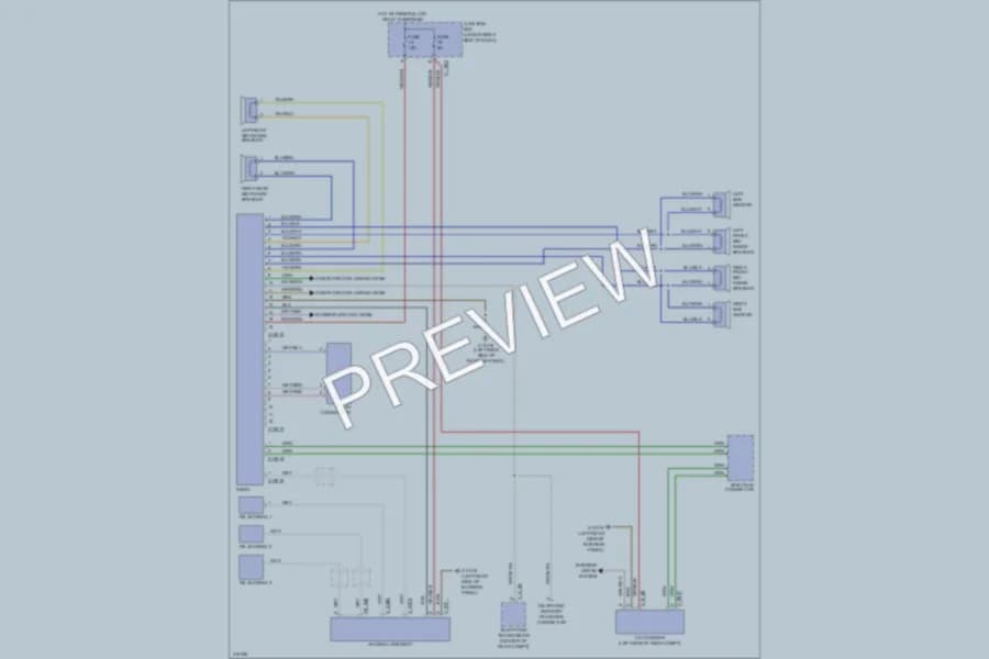2010 BMW Z4 Radio wiring diagram preview