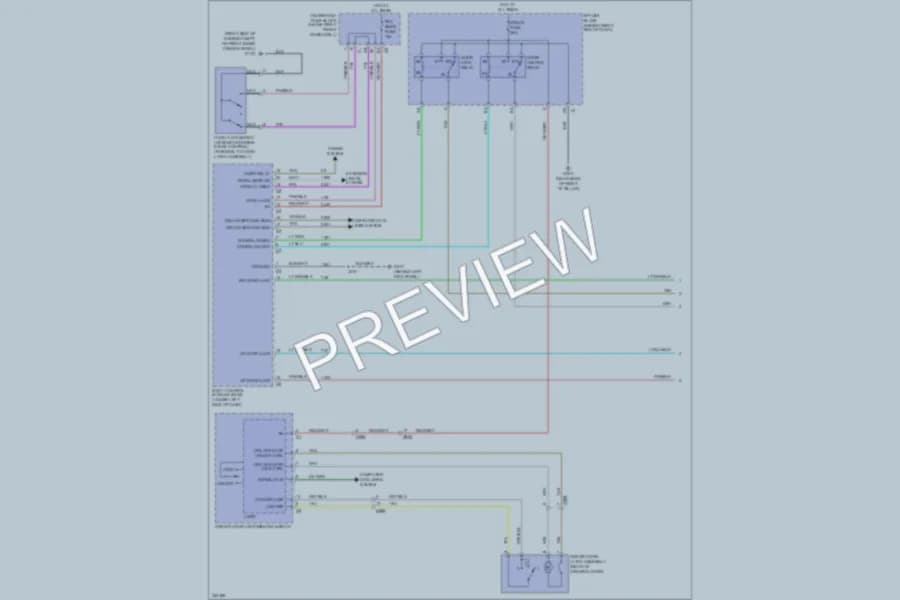 2010 Buick Enclave Power Door Locks wiring diagram preview