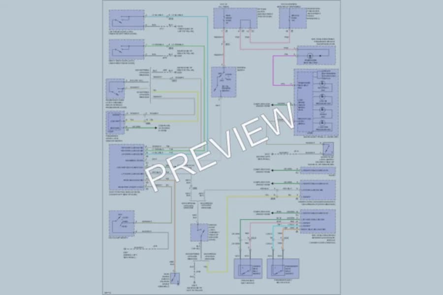 2010 Buick Enclave Warning Systems wiring diagram preview
