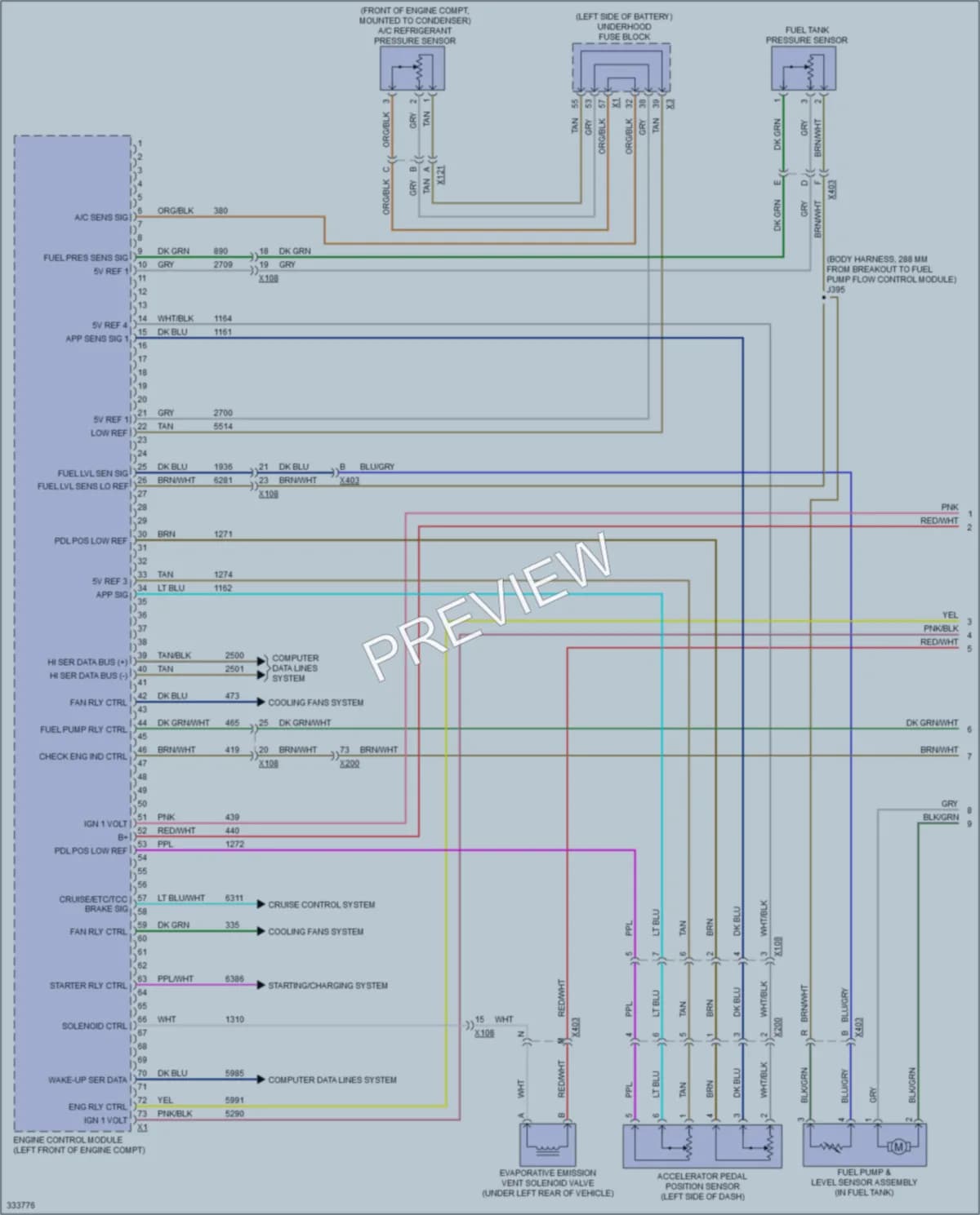 2010 Buick LaCrosse Engine Performance wiring diagram preview