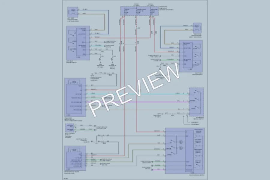 2010 Buick LaCrosse Power Windows wiring diagram preview