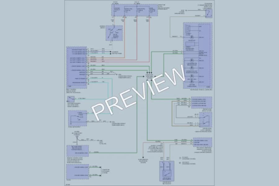 2010 Buick Lucerne Warning Systems wiring diagram preview