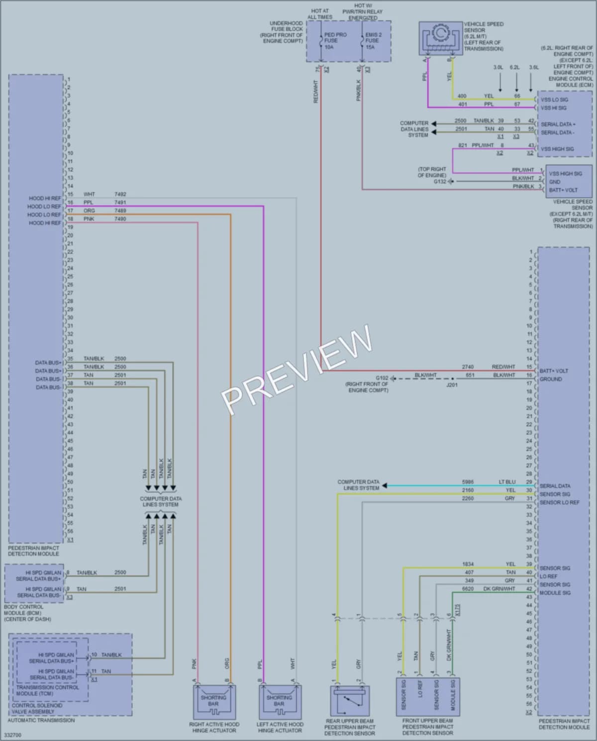 2010 Cadillac CTS Active Bodyworks wiring diagram preview