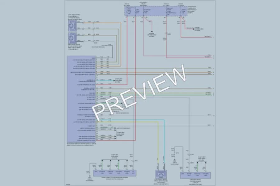 2010 Cadillac CTS Anti Lock Brakes wiring diagram preview