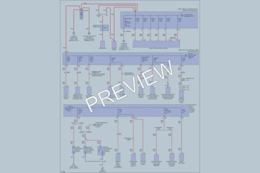 2010 Cadillac CTS Power Distribution wiring diagram preview