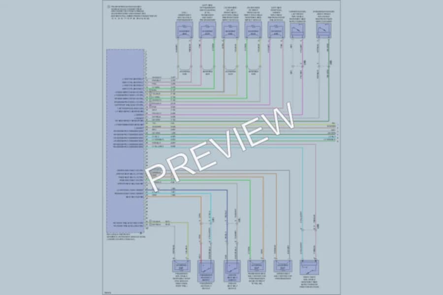 2010 Cadillac CTS Supplemental Restraints wiring diagram preview