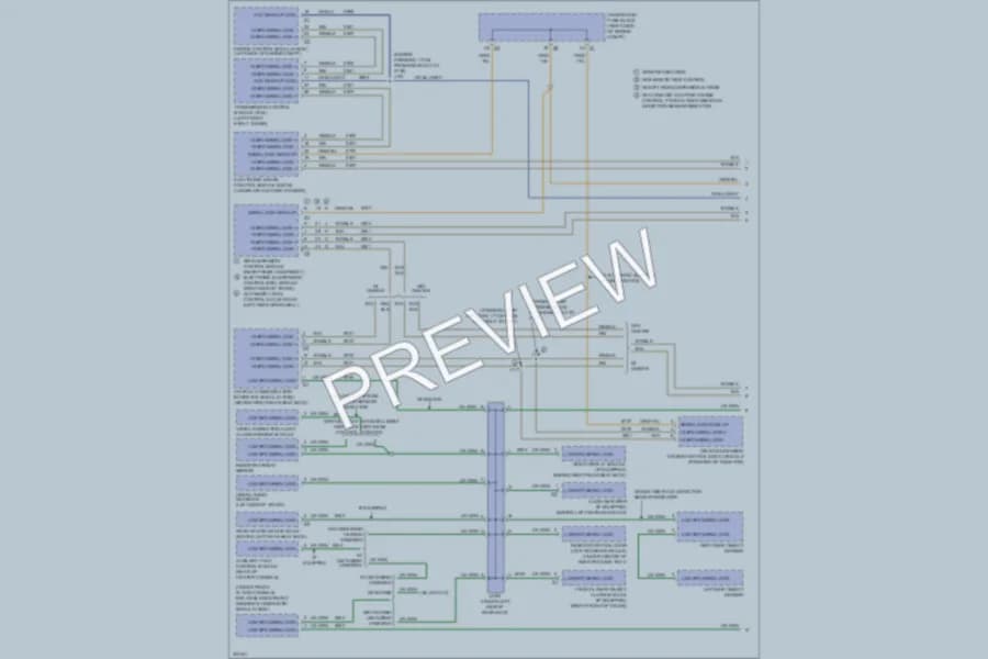 2010 Cadillac DTS Computer Data Lines wiring diagram preview