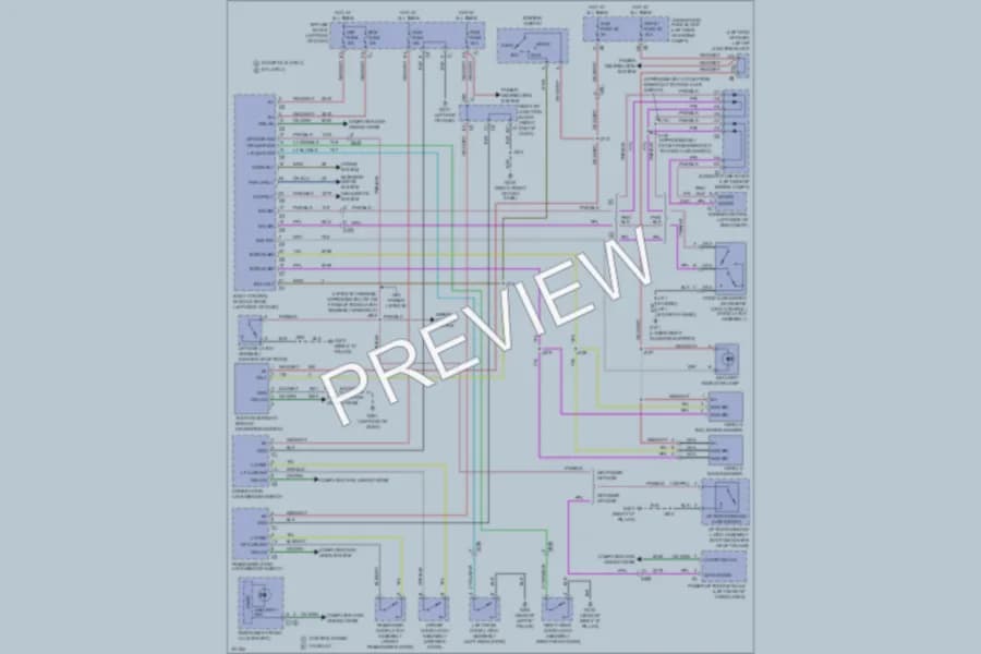 2010 Cadillac EscaladeESV Anti Theft wiring diagram preview