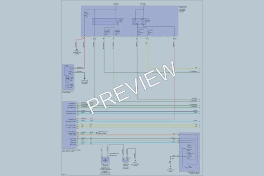 2010 Cadillac EscaladeEXT Headlights wiring diagram preview