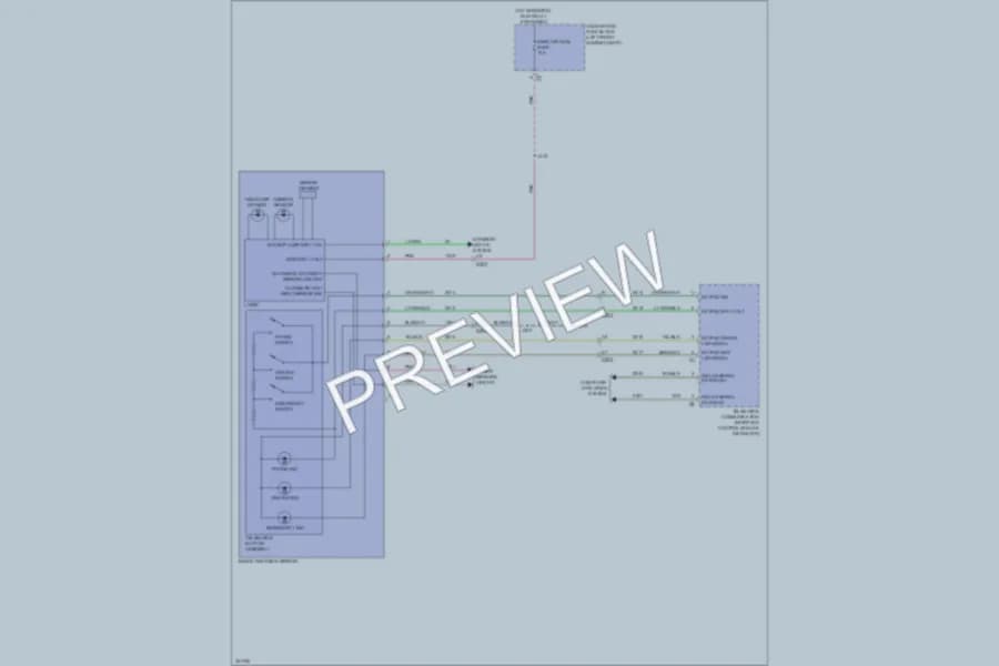 2010 Cadillac SRX Power Mirrors wiring diagram preview