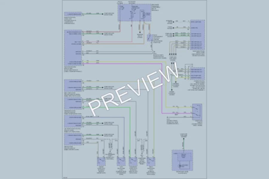 2010 Cadillac STS Anti Theft wiring diagram preview