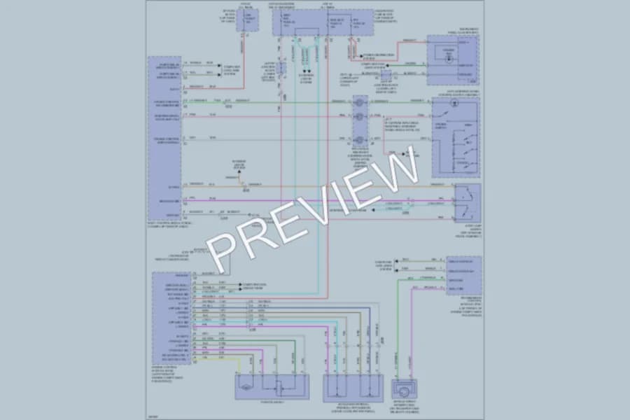 2010 Chevrolet 1500 Cruise Control wiring diagram preview with protected circuit layout