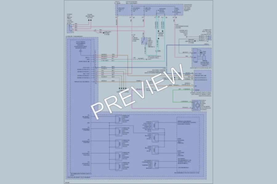 2010 Chevrolet 2500 Hd Transmission wiring diagram preview with protected circuit layout