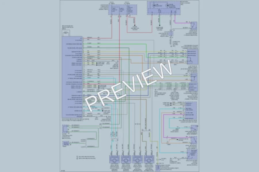 2010 Chevrolet 3500 Hd Anti Lock Brakes wiring diagram preview with protected circuit layout