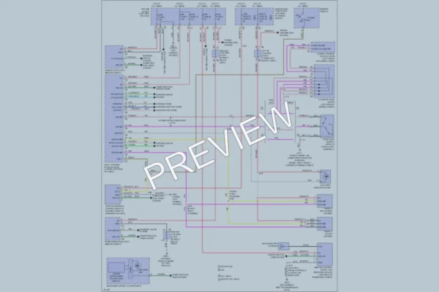 2010 Chevrolet 3500 Hd Anti Theft wiring diagram preview with protected circuit layout