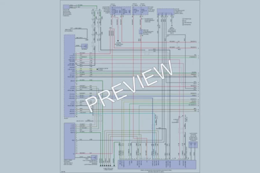 2010 Chevrolet 3500 Hd Navigation wiring diagram preview with protected circuit layout