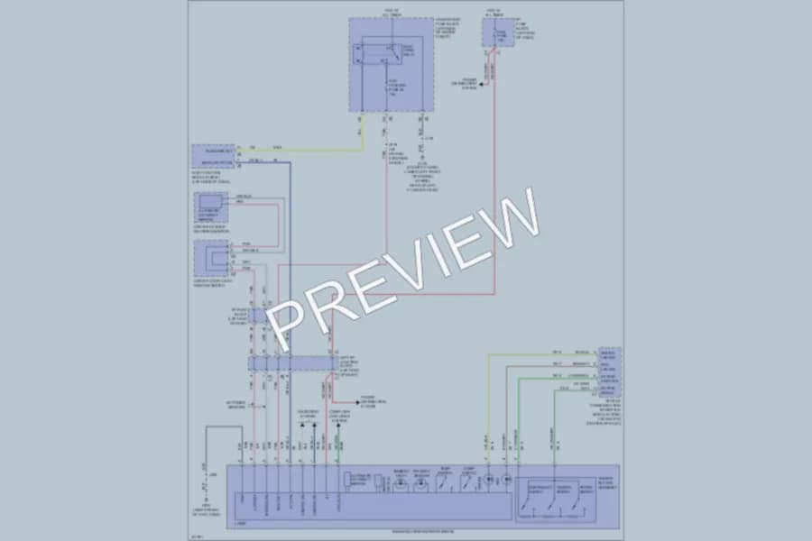 2010 Chevrolet C1500Suburban Power Mirrors wiring diagram preview