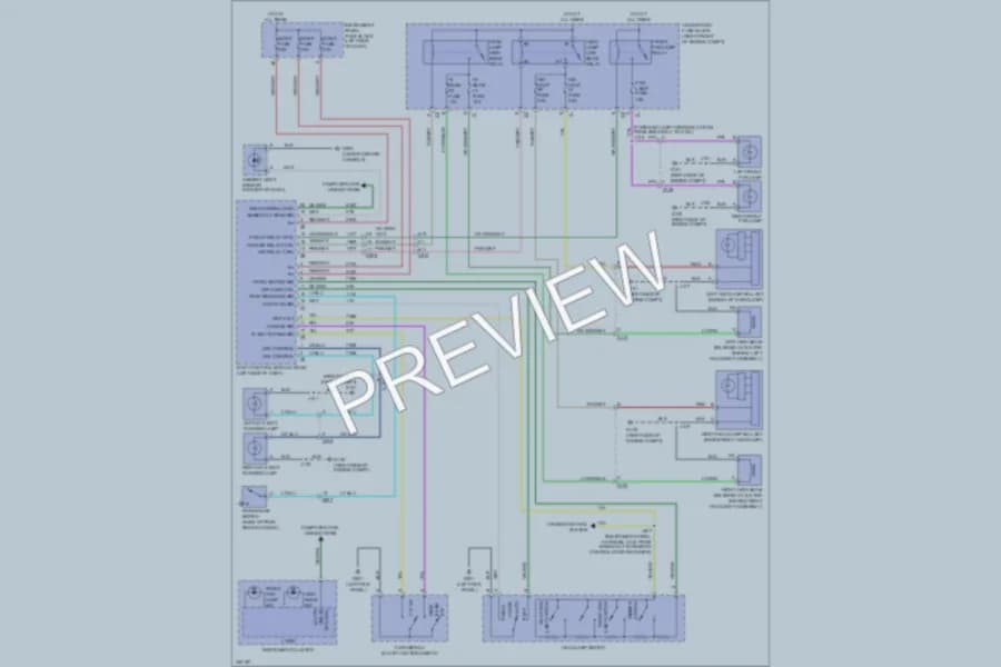 2010 Chevrolet Camaro Headlights wiring diagram preview