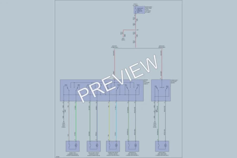 2010 Chevrolet Camaro Power Seats wiring diagram preview