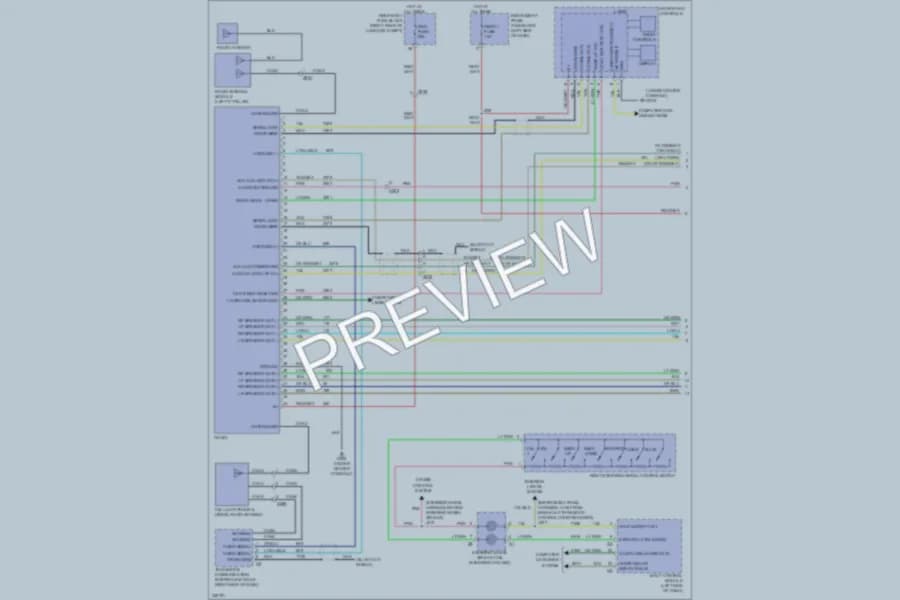 2010 Chevrolet Camaro Radio wiring diagram preview