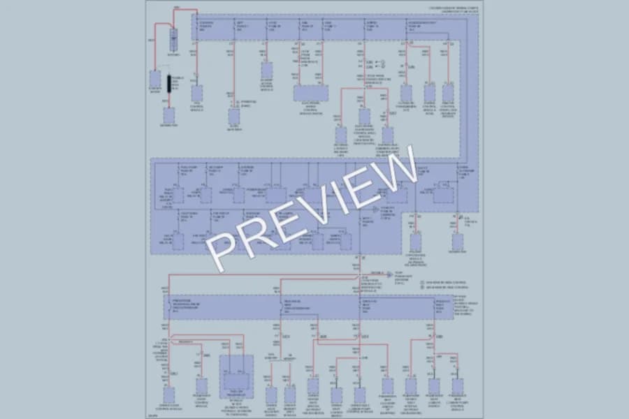 2010 Chevrolet Corvette Power Distribution wiring diagram preview