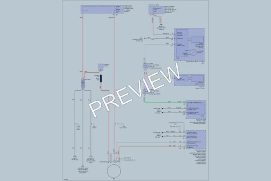 2010 Chevrolet Corvette Starting Charging wiring diagram preview
