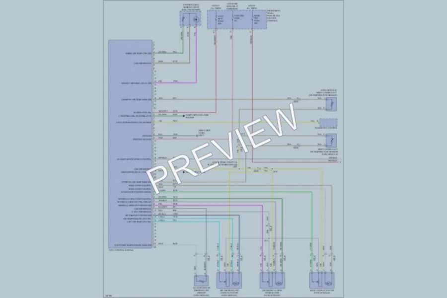 2010 Chevrolet Equinox Air Conditioning wiring diagram preview