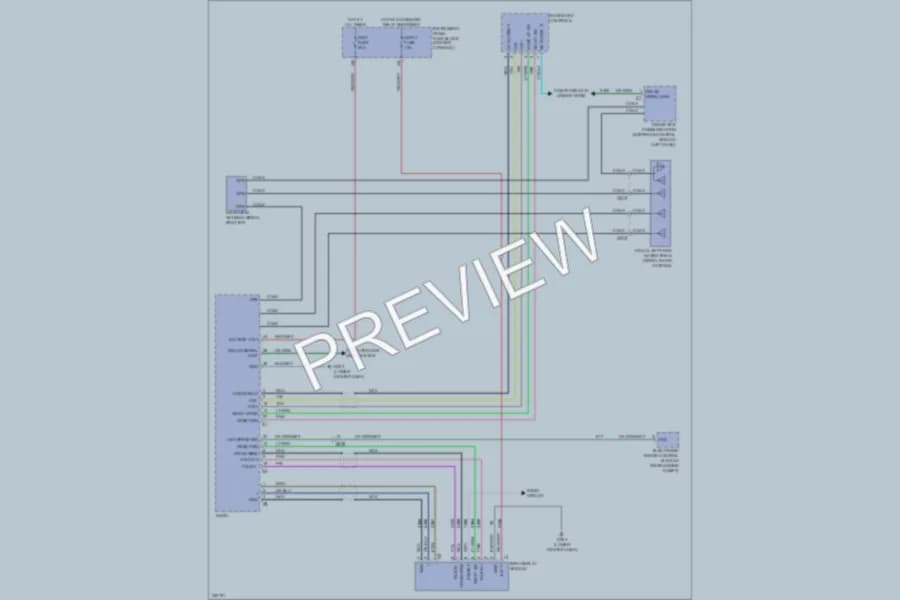 2010 Chevrolet Equinox Navigation wiring diagram preview
