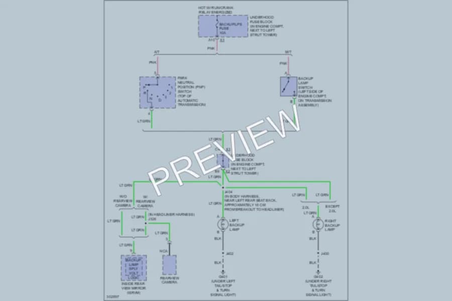 2010 Chevrolet HHR Exterior Lights wiring diagram preview