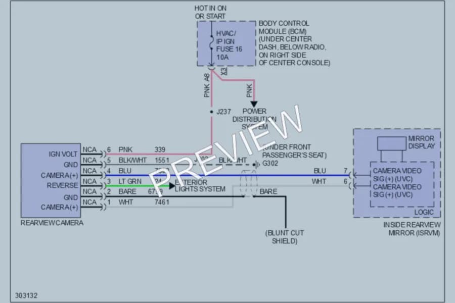 2010 Chevrolet HHR Navigation wiring diagram preview