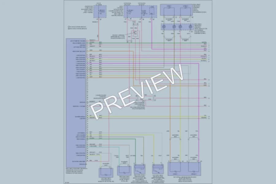 2010 Chevrolet HHR Supplemental Restraints wiring diagram preview