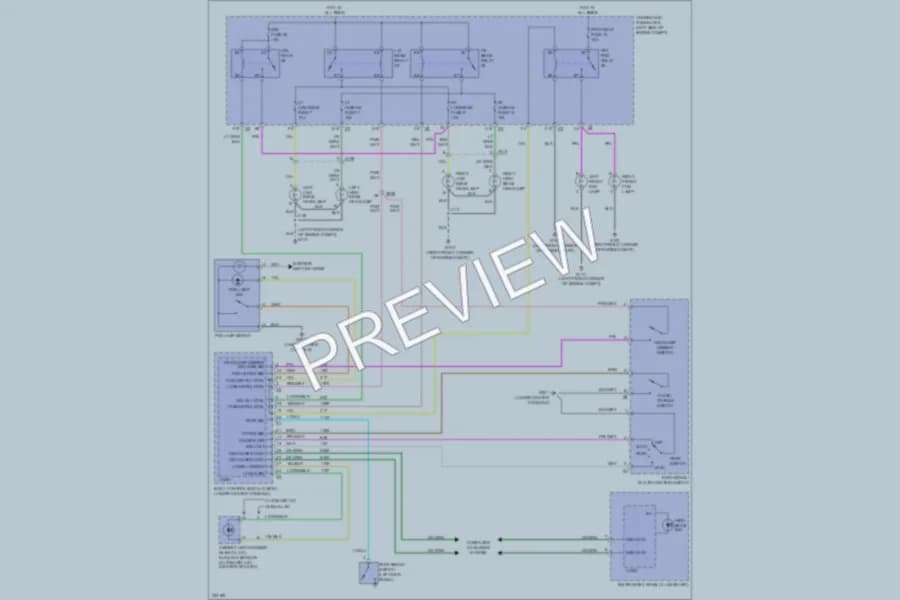 2010 Chevrolet Malibu Headlights wiring diagram preview